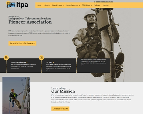 Independent Telecommunications Pioneer Association website.