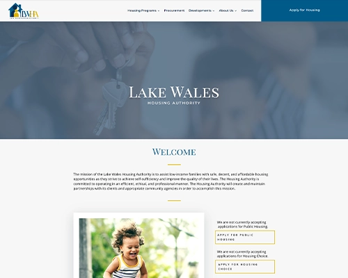 Lake Wales Housing Authority wesite