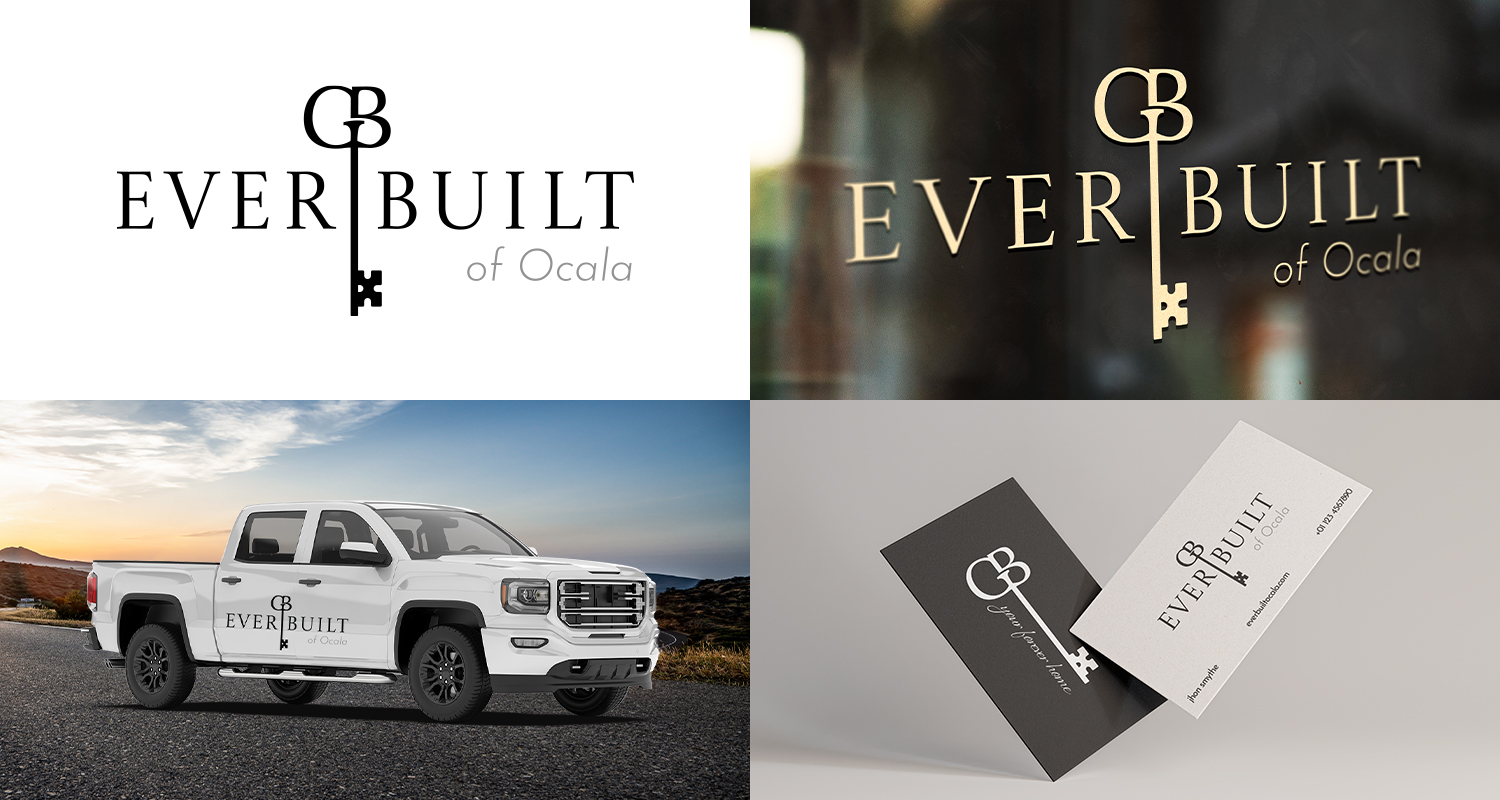Logo Design for Ever Built of Ocala